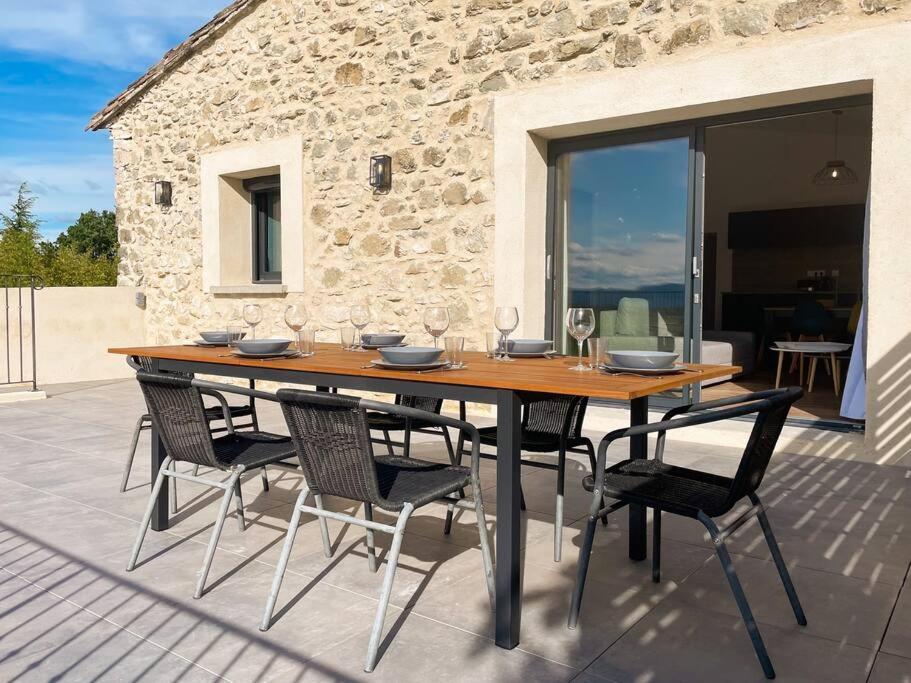 Appartement Dans Un Mas Provencal Allan Eksteriør bilde
